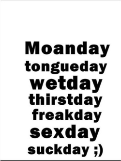This is my kinda days of the week…It would b fun to take