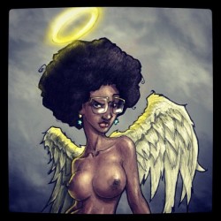 Hood Angel (Taken with instagram)