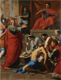 necspenecmetu:  Eustache Le Sueur, Saint Paul Exorcizing a Possessed
