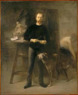 Louis-Henri Devillez In His Studio By Eugène Carrière, 1887