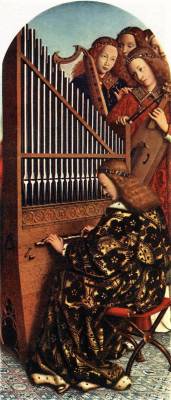 phassa:  Jan van Eyck - The Ghent Altarpiece Angels Playing