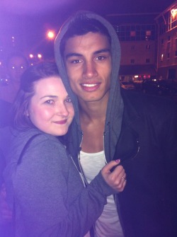 Me & Siva. Cardiff. 23rd Feb 2012. For some reason I can’t