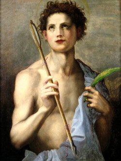 shephaestion:  Saint Sebastian with two Arrows and the Martyr’s