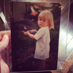 When I was little, haha. (Taken with instagram)