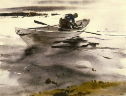 alongtimealone:  Wyeth’s Boat - 1944 Image by nkimadams 