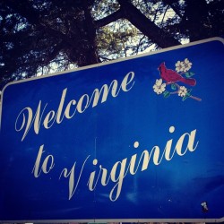 In Virginia now!