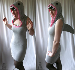 ianbrooks:  Shark Attack Hoodie Dress by Smarmy Clothes Available