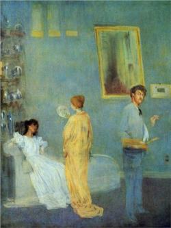 artistandstudio:  James McNeill Whistler, The Artist in his Studio,