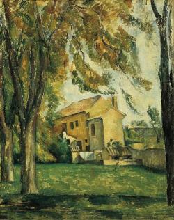 peira:  journalofanobody: Paul Cezanne:  Farmhouse and Chestnut