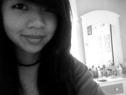 I was in a selca taking mood.. I look really weird when I smile,