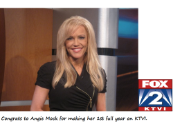 We hope for many more years of Angie Mock representing the KTVI