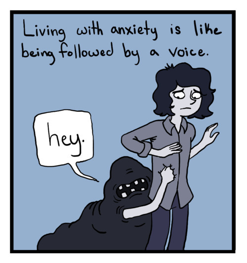 A comic about anxiety. 