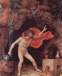 missfolly:  Hephaestus, by Andrea Mantegna (1497)  