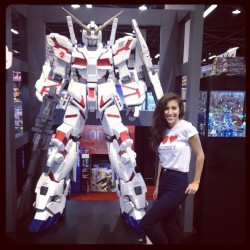 Gundam Unicorn! (Taken with Instagram at WonderCon at The Anaheim