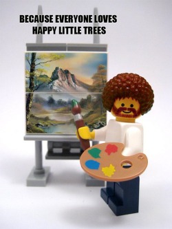 retrogasm:  I need a Bob Ross Lego guy…  My lip wibbled ;w;