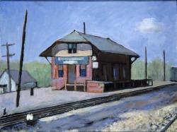 peira:  Walker Everett:  Freight Station (1966) via the Smithsonian