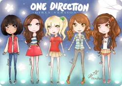 mikupark:  Left to Right: Zannie, Louisa, Nila, Lia, and Harriet!