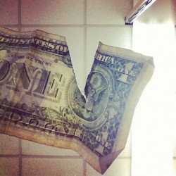 How does this even happen? #dollar #money #iphoneography #instagram