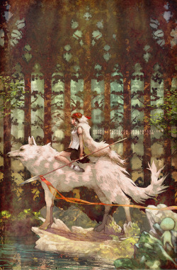 danceabletragedy:  Princess Mononoke by Yaphleen 