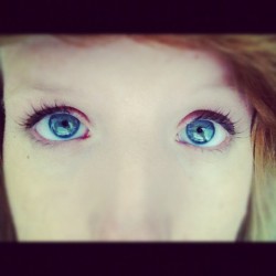 #girl #eyes #iphoneography #instagram #photography #blue (Taken