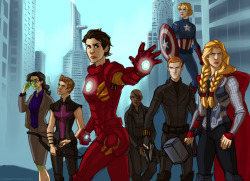 madiebelleadventures:  kreugan:  Lady Avengers! and Black Widow