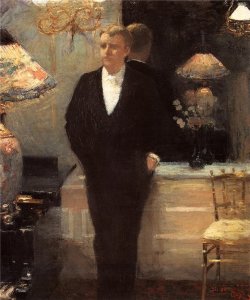 poboh:  Portrait of Octavia Mouse, 1885, Theo van Rysselberghe.