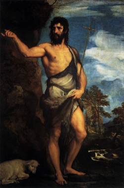 peira:  Tiziano Vecellio (Tizian):  Saint John the Baptist in