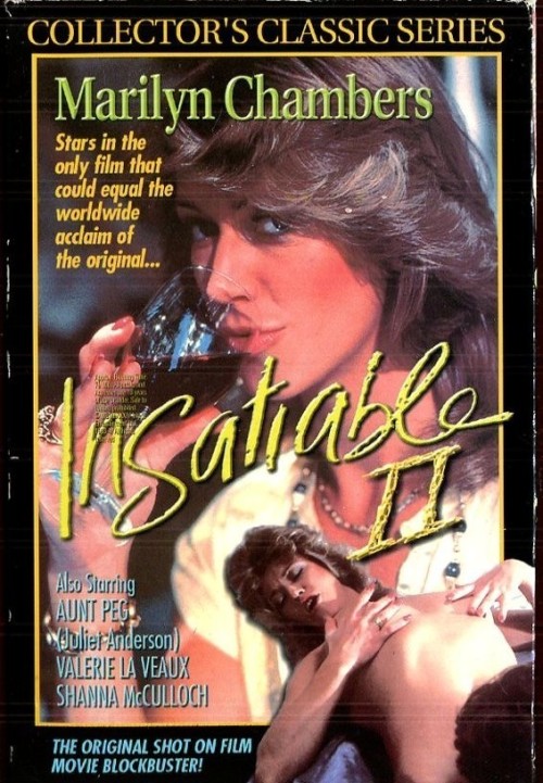 Video box cover for Insatiable II, 1984