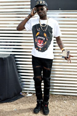 thecoliseum:  #styletribe Theo x Givenchy x Jordan 6’s x Ripped