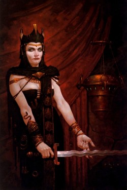 vitazur:  Gerald Brom - Ghoul queen 