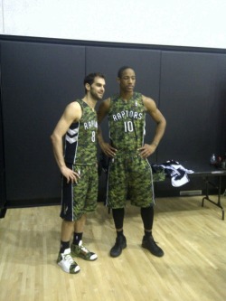 Toronto Raptors to debut these camouflaged uniforms. will wear