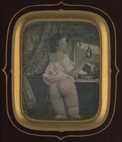 back-then:  Mirror, mirror. ca. 1850 