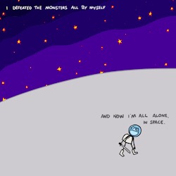 explodingdog:  I Defeated All the Monsters All by Myself Explodingdog