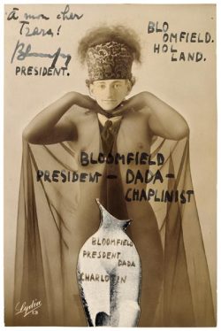 thecricketchirps:  Erwin Blumenfeld, Bloomfield, President-Dada-Chaplinist,