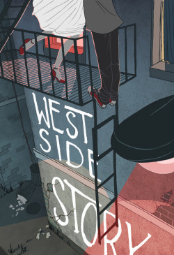 bonnynotion:  Poster design for West Side Story 