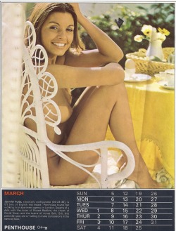 Jennifer Furse, Penthouse, March 1970, 36-23-36, 5'5"