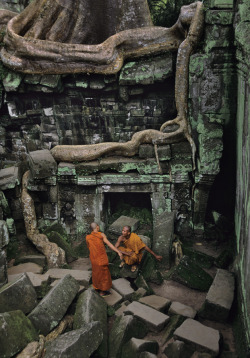 bakedasasnake:  Angkor, Cambodia (1998) photographed by Steve