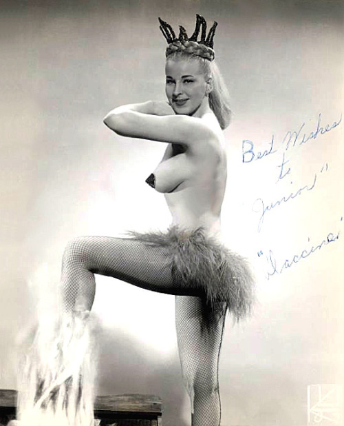Daccine   (aka. Daccine Marley) Vintage 50’s-era promo photo personalized: “Best Wishes to Junior – Daccine”.. Photo courtesy of the Janelle Smith collection..