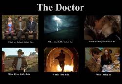 doctorwho:  The Doctor: What people think I do becks28nz:  Meme