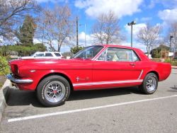 car-spotting:   The Target: 1965 Ford Mustang. Spotted: Santa
