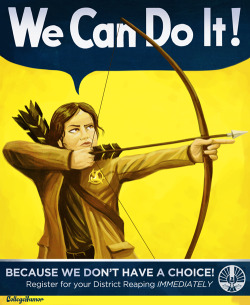 popculturebrain:  Hunger Games Propaganda PSAs From College