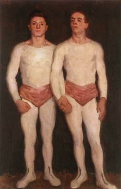 androphilia:  Acrobats By Károly Ferenczy, 1913 
