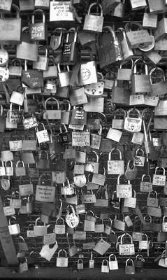 alyssaemilie:  “Love Locks” You and a friend carve your initials