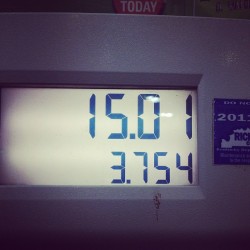 This made me depressed I paid ū.99 a gallon… (Taken with