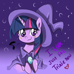 werd10101:  The Great and Powerful Twilight by ~Doggie999 