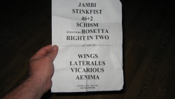 wish i had this,i have many setlists but not a TOOL one.