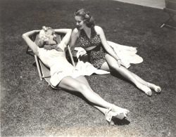 Betty Grable and Jane Hamilton- c.1930s