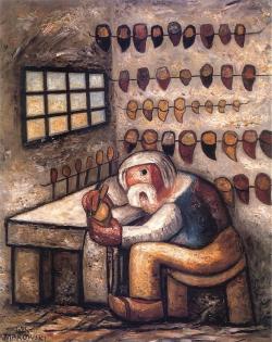 poboh:  Shoemaker, Makowski Tadeusz. Polish (1882 - 1932)  Il