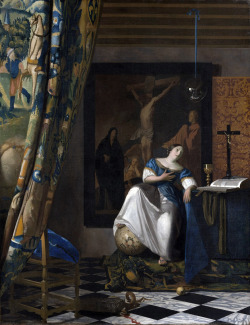 climate-changing:  timeimmemorial:  Johannes Vermeer - Allegory