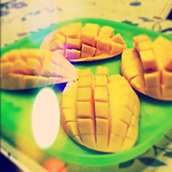 Breakfast #mango (Taken with instagram)